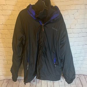 Marmot black parka, XL